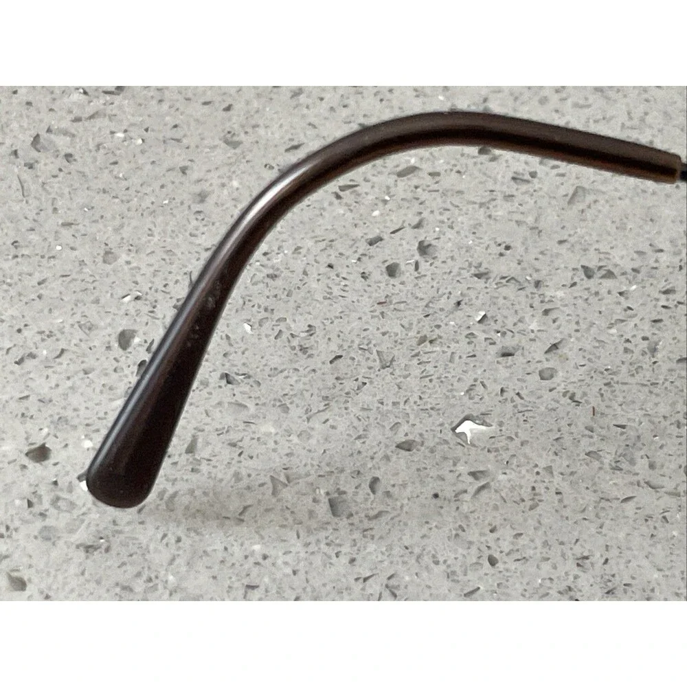 LC Basics 711 Vintage Eyeglasses FRAMES ONLY 46-19-140 Antique Brown Round
